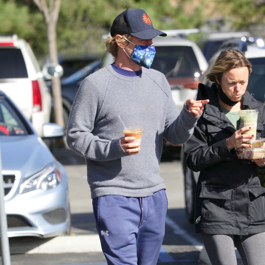 Owen Wilson und Caroline Lindqvist im November 2020