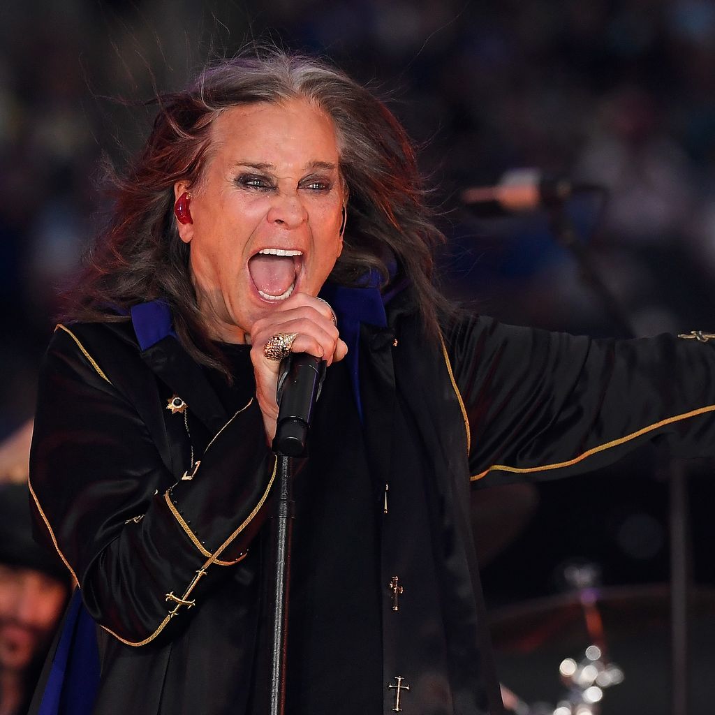 Ozzy Osbourne bei einem NFL-Spiel in Kalifornien, September 2022