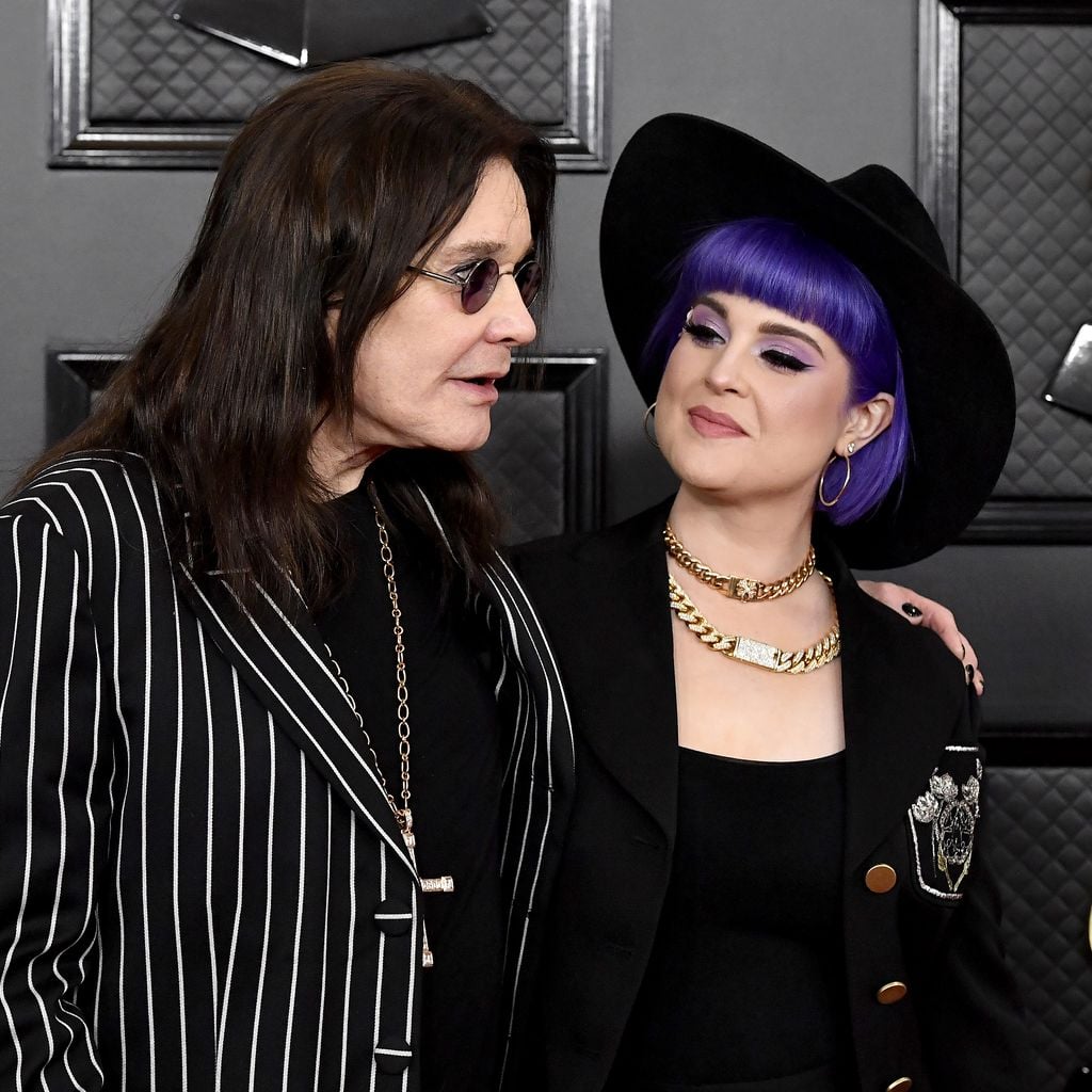 Ozzy Osbourne und Kelly Osbourne bei den 62. Grammy Awards im Staples Center, Los Angeles, 26. Januar 2020