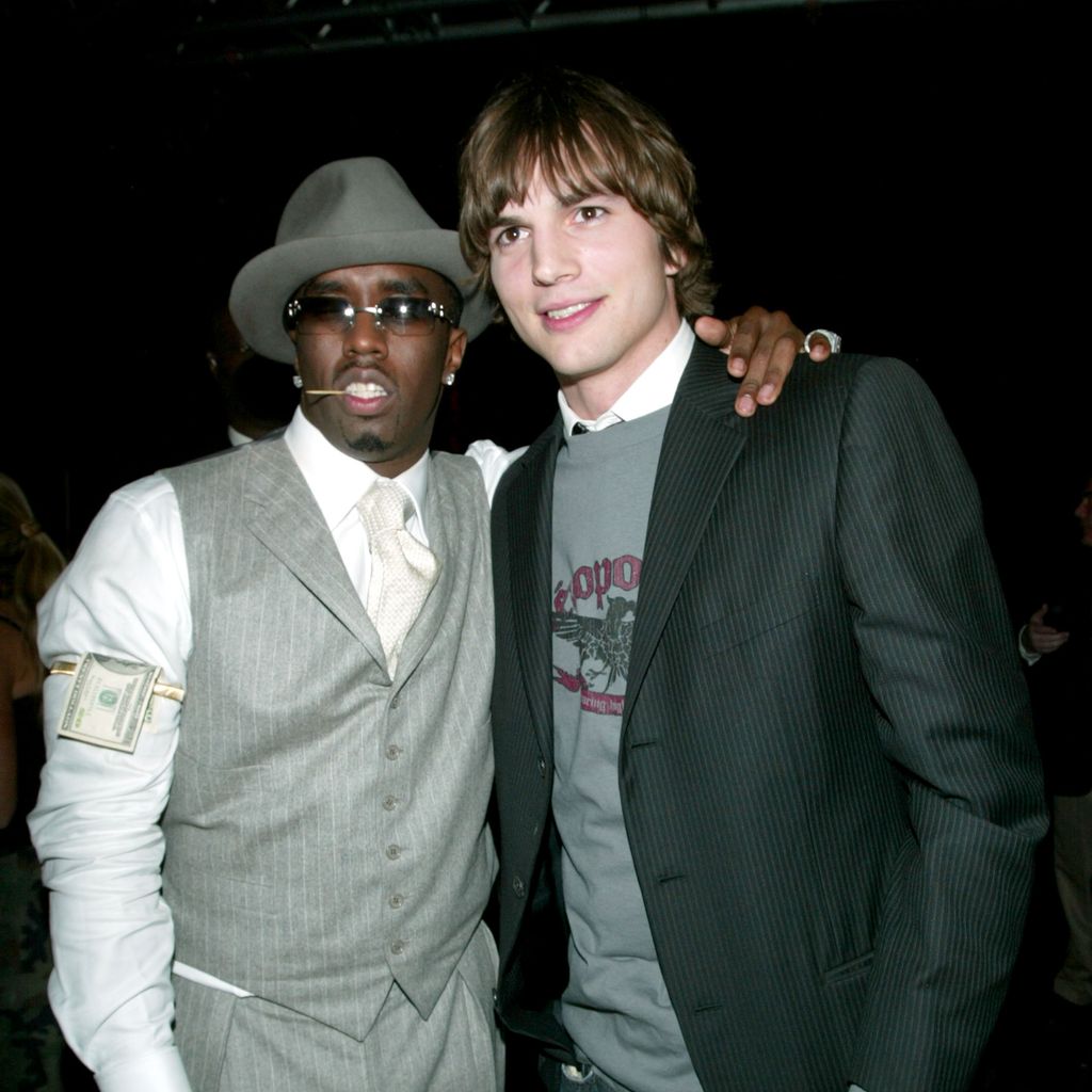 P. Diddy und Ashton Kutcher im Jahr 2003