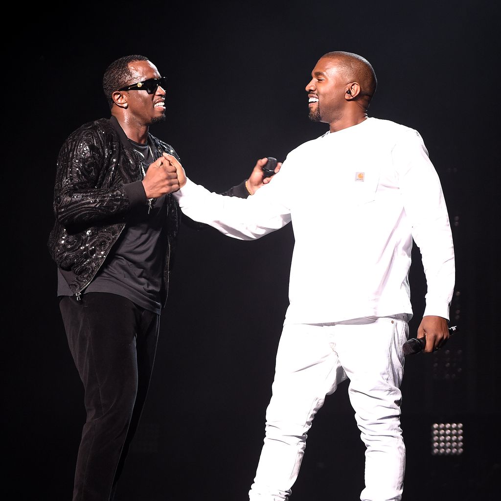 P. Diddy und Kanye West performen 2016 in New York
