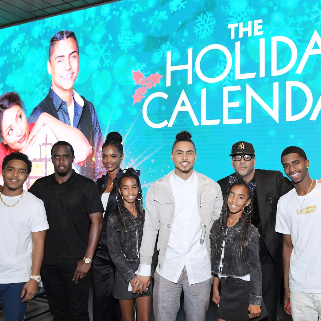 P. Diddy und Kim Porter sowie Al B. Sure mit Justin, D'Lila, Quincy, Jessie James und Chris, 2018