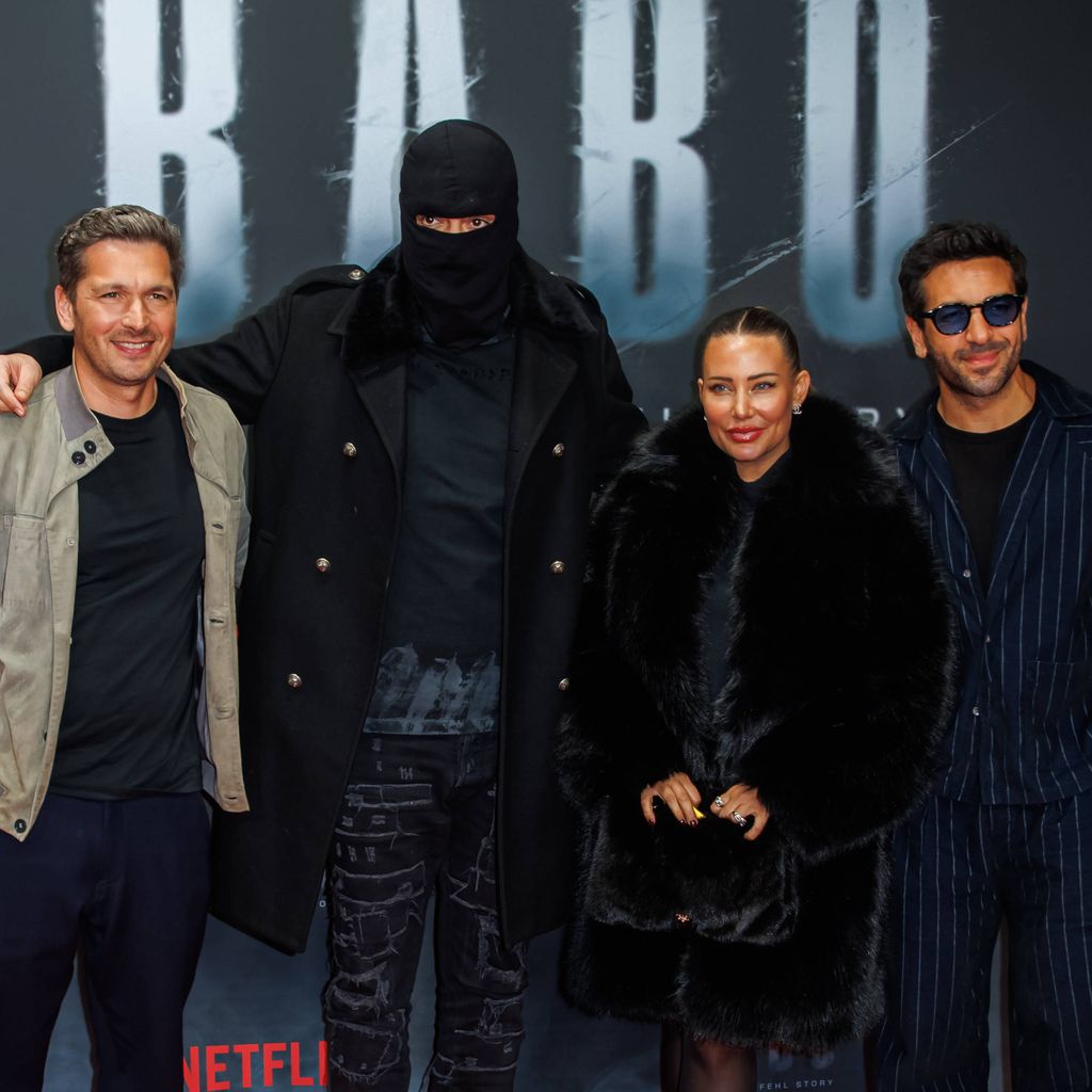Paco-Luca Nitsche, Haftbefehl, Nina Anhan und Elyas M’Barek bei der Premiere von "Babo"