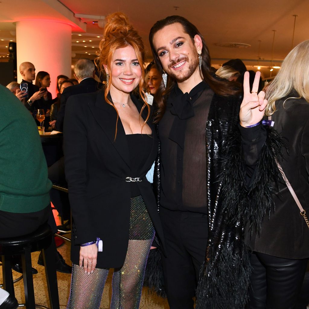 Palina Rojinski und Riccardo Simonetti in Berlin, November 2022