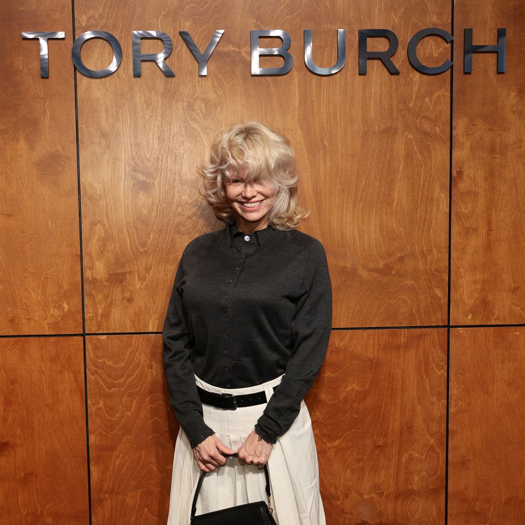 Pamela Anderson bei der Tory-Burch-Show während der New York Fashion Week, 2026