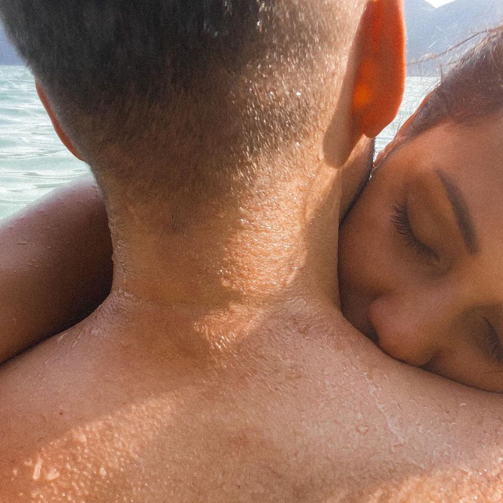 Pamela Gil Mata mit ihrem neuen Freund
