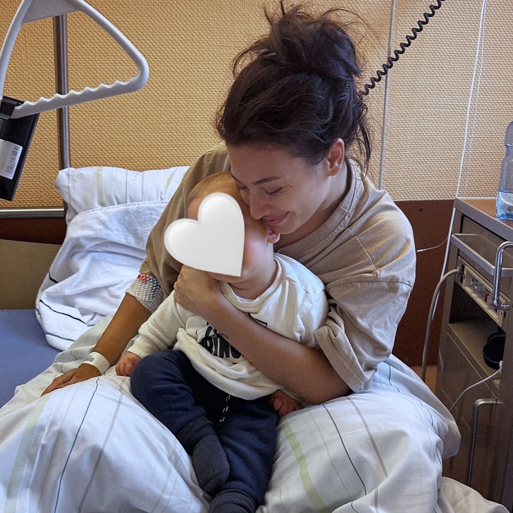 Paola Maria mit ihrem Sohn im Janaur 2024