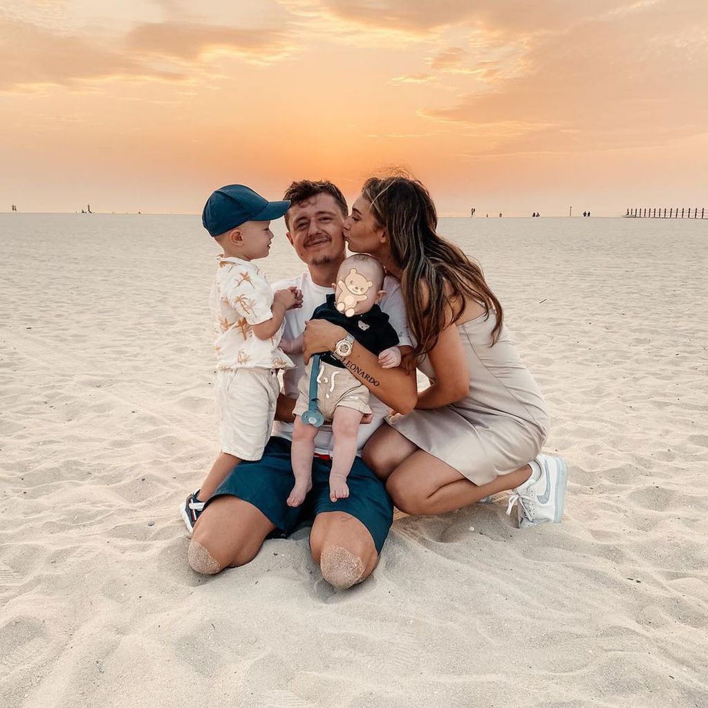 Paola Maria mit ihrer Familie