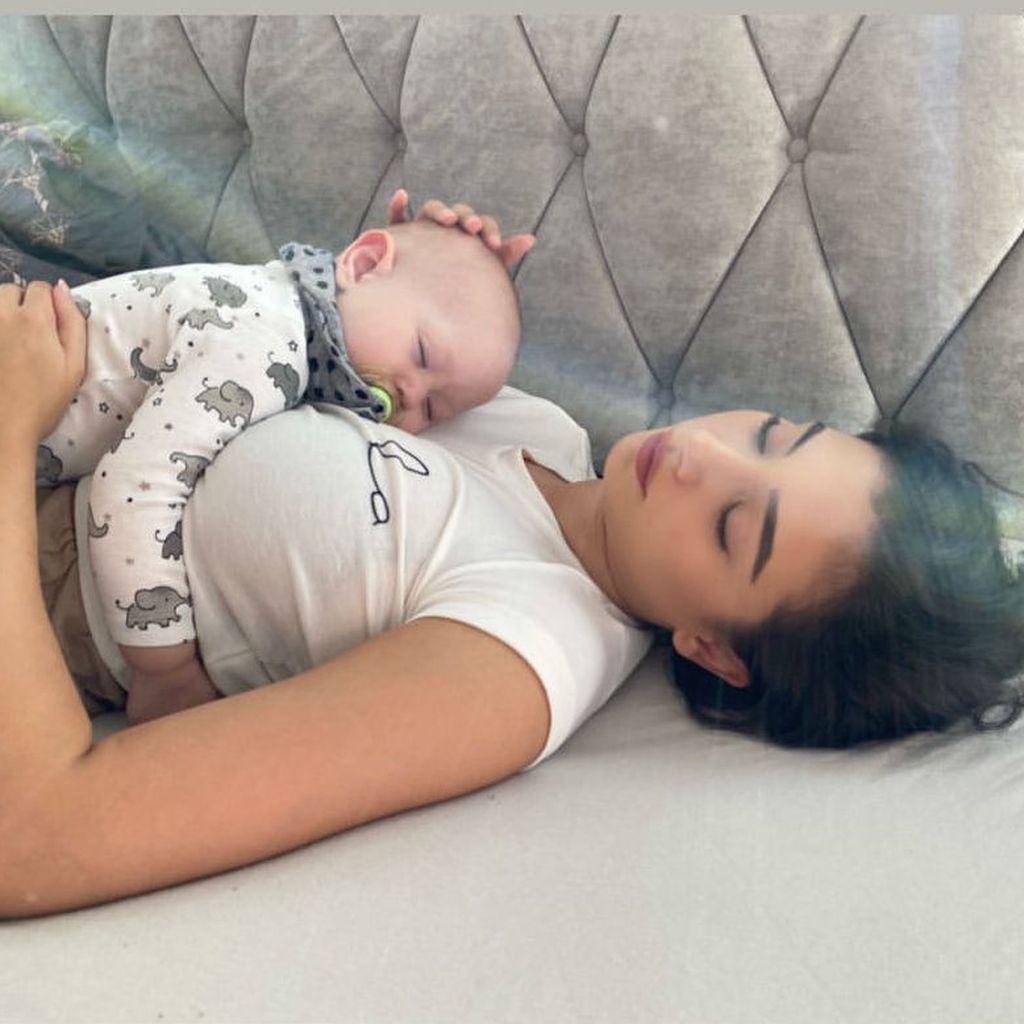 Paola Maria und Baby Leonardo