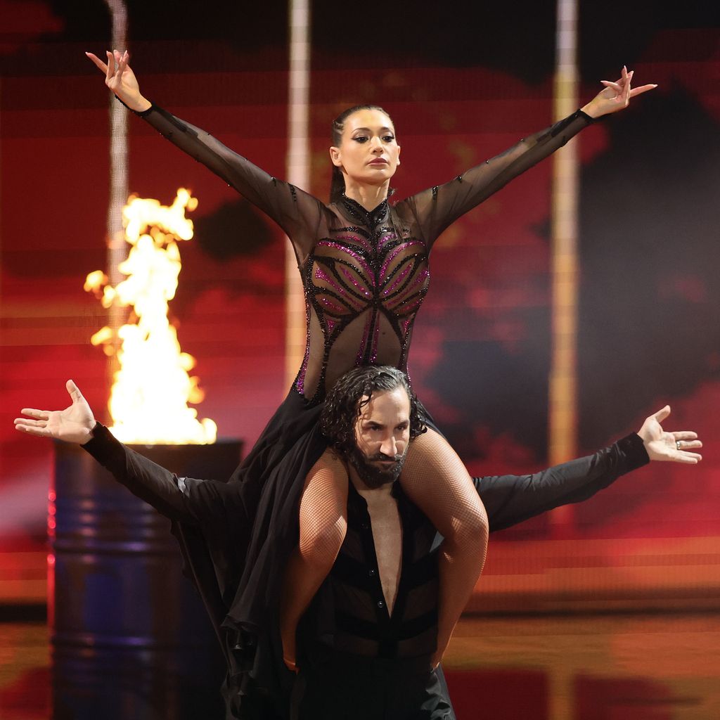 Paola Maria und Massimo Sinató bei "Let's Dance"