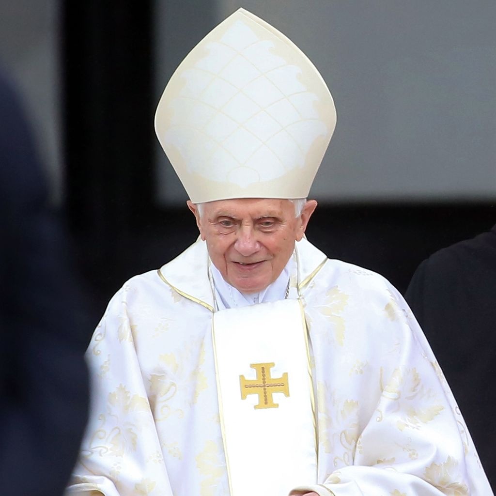 Papst Benedikt XVI. im April 2014 im Vatikan