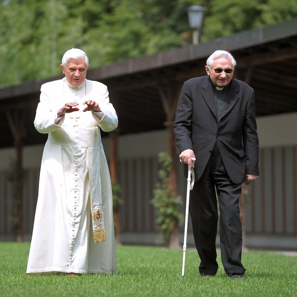 Papst Benedikt XVI. und sein Bruder Georg Ratzinger