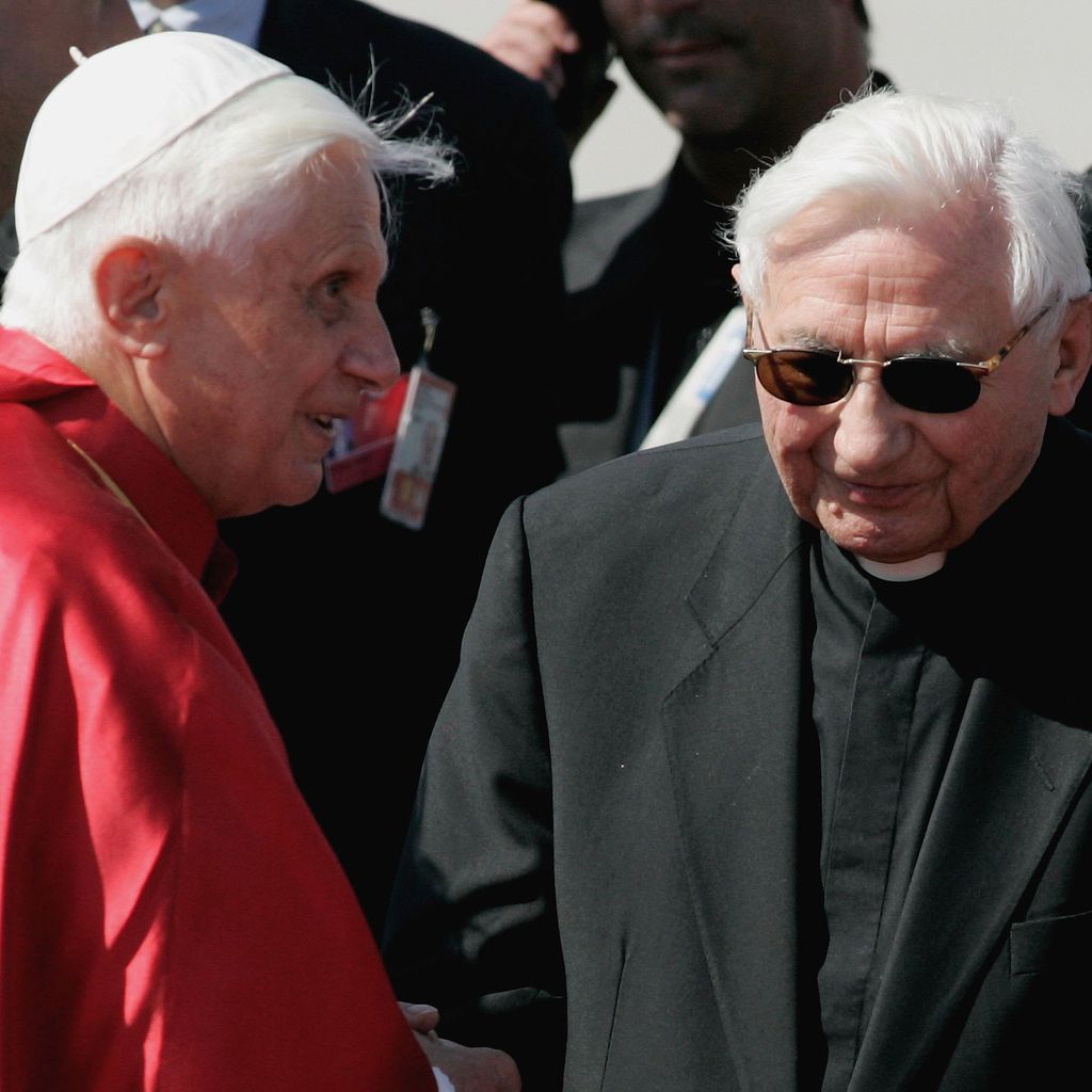 Papst Benedikt XVI. und sein Bruder Georg Ratzinger