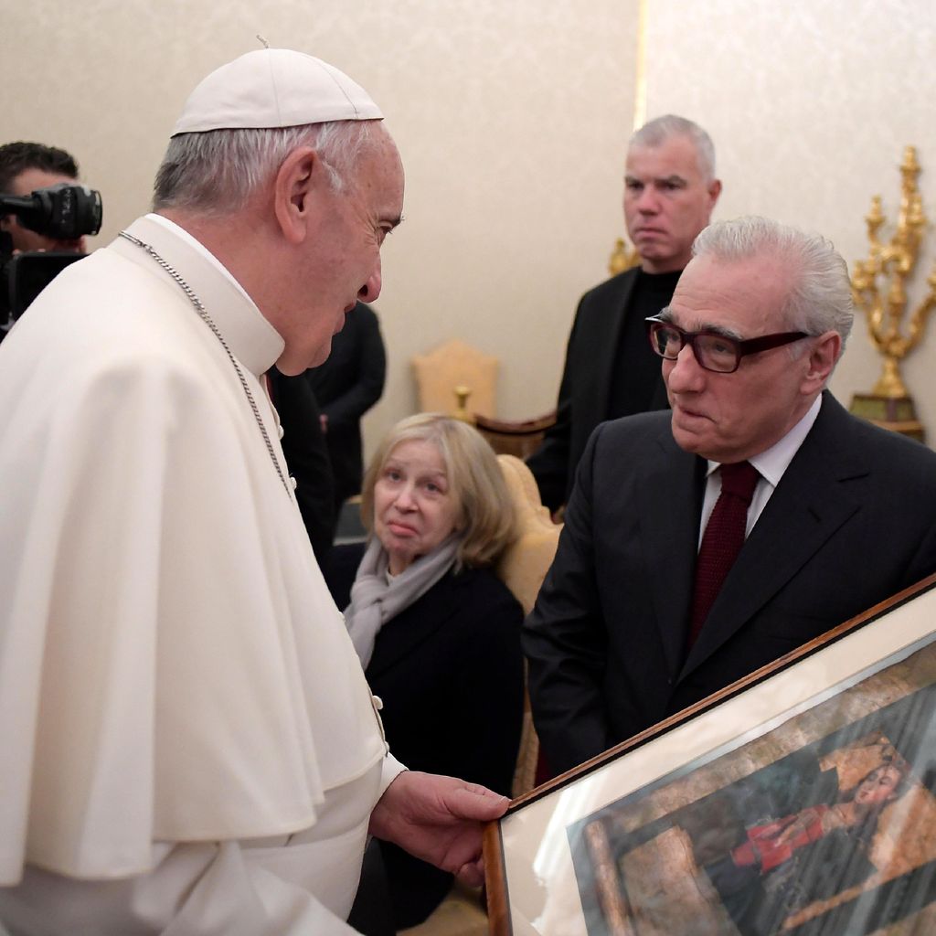 Papst Franziskus empfängt Martin Scorsese im Vatikan