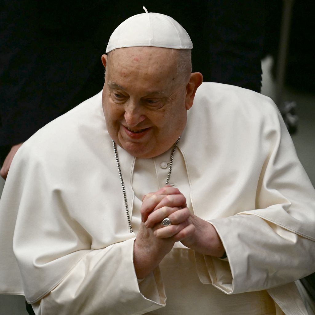 Papst Franziskus I. im Februar 2025