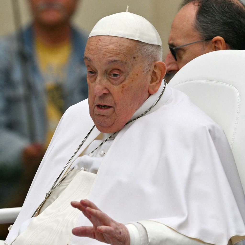 Papst Franziskus I. im April 2025