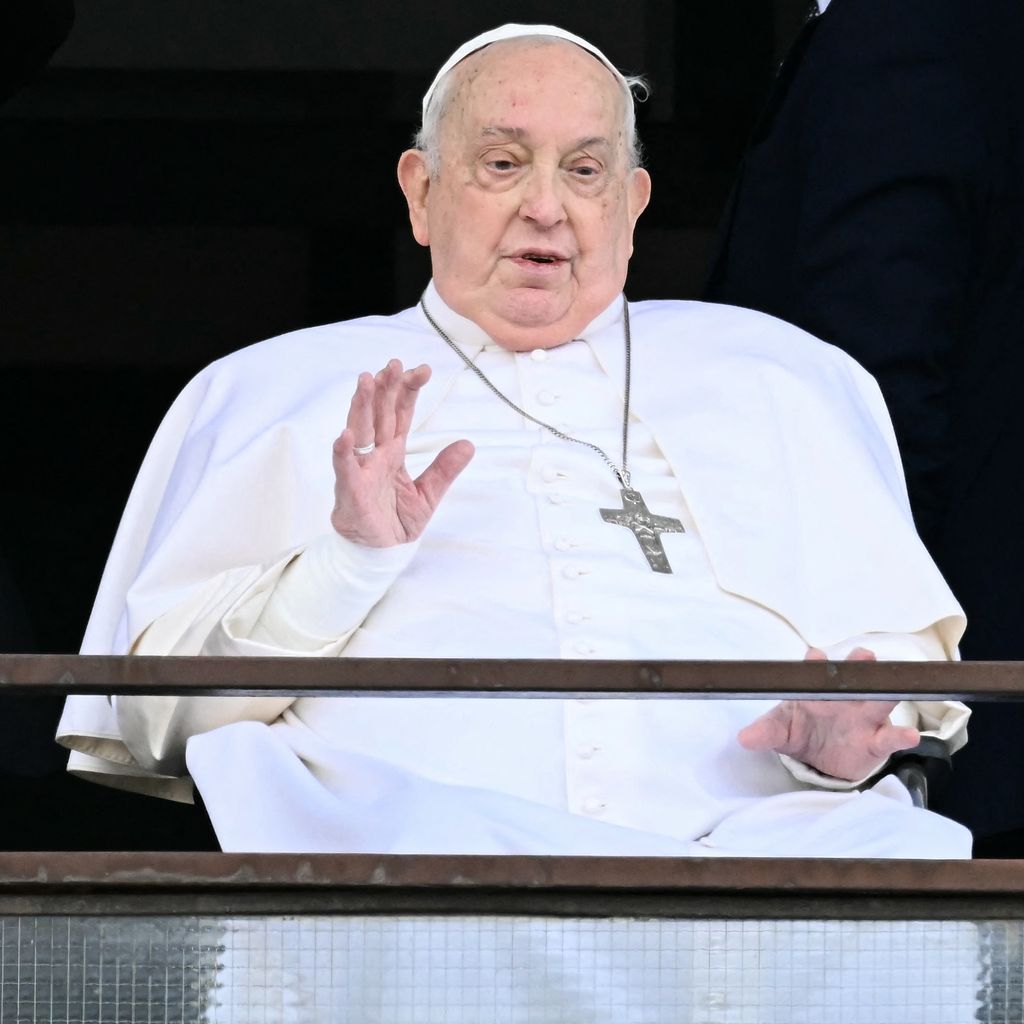 Papst Franziskus I. im März 2025