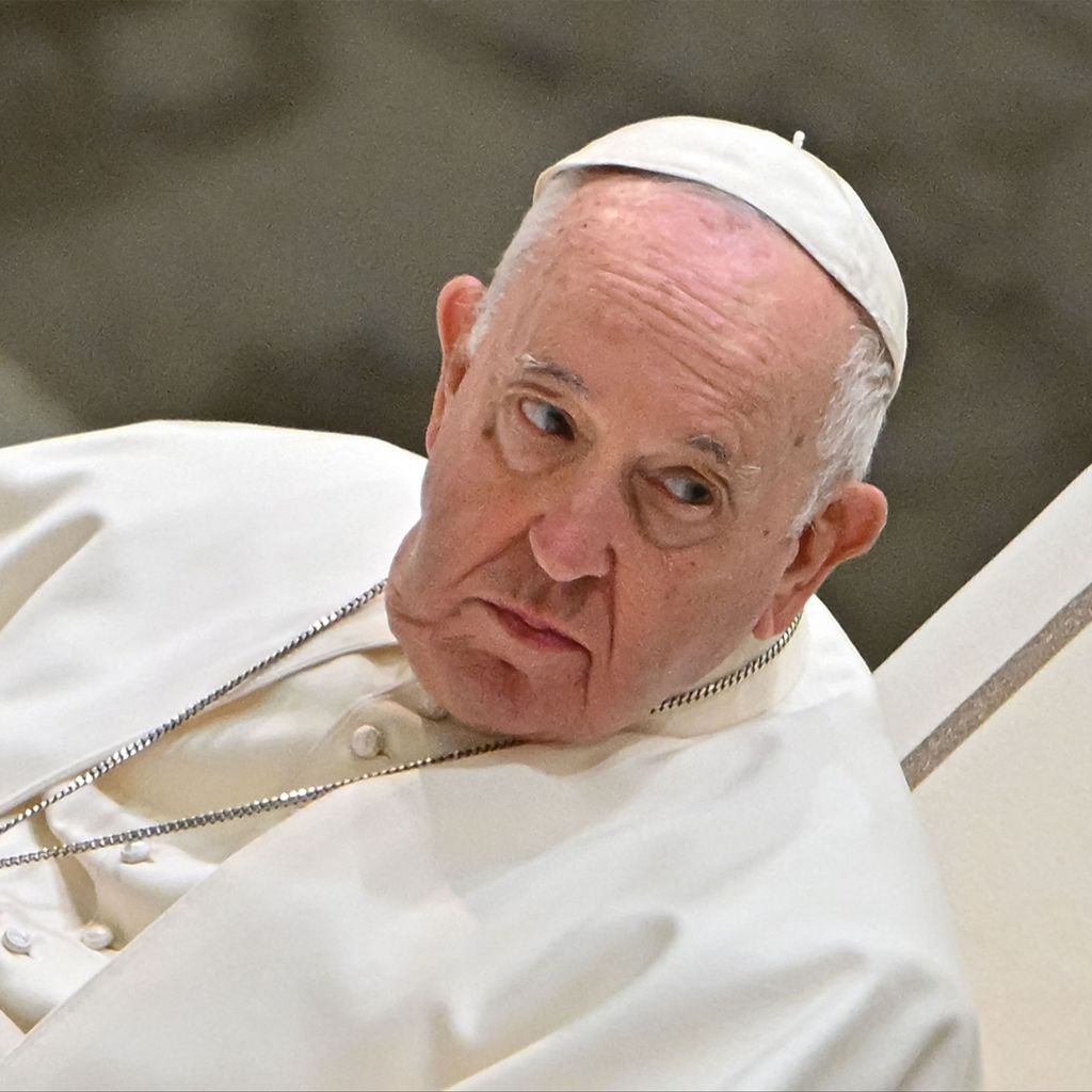 Papst Franziskus I. im Februar 2023