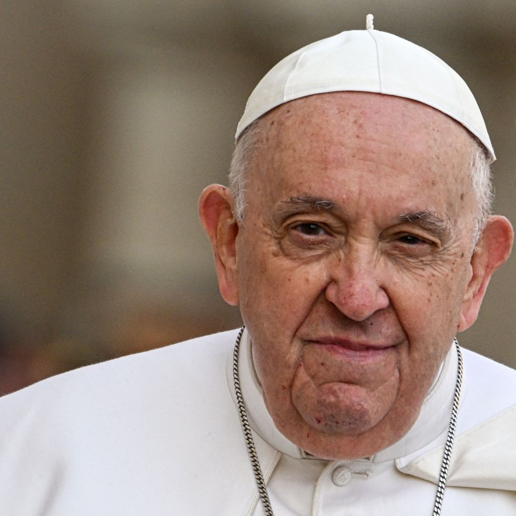 Papst Franziskus I. im März 2023