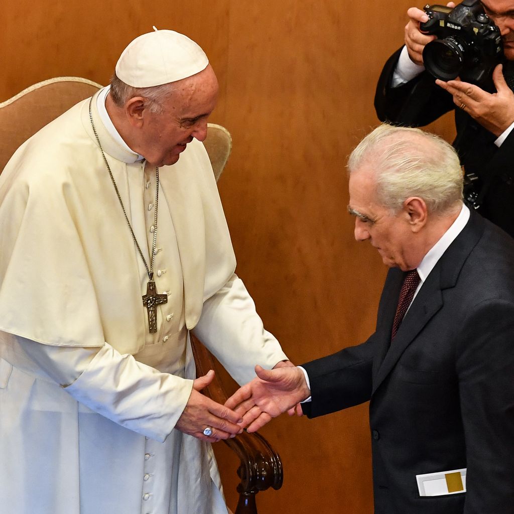 Papst Franziskus und Martin Scorsese im Oktober 2018