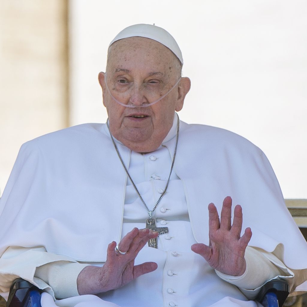 Papst Franziskus im April 2025