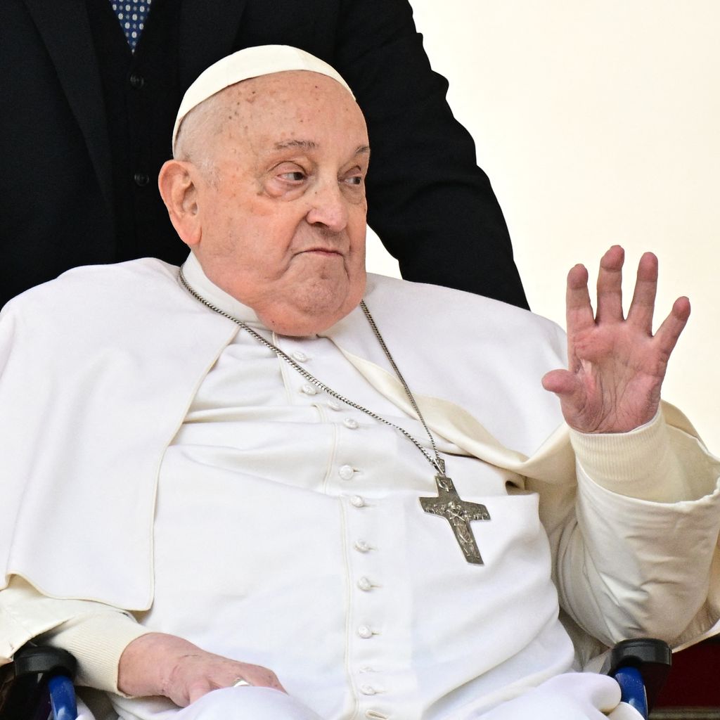 Papst Franziskus I. im April 2025