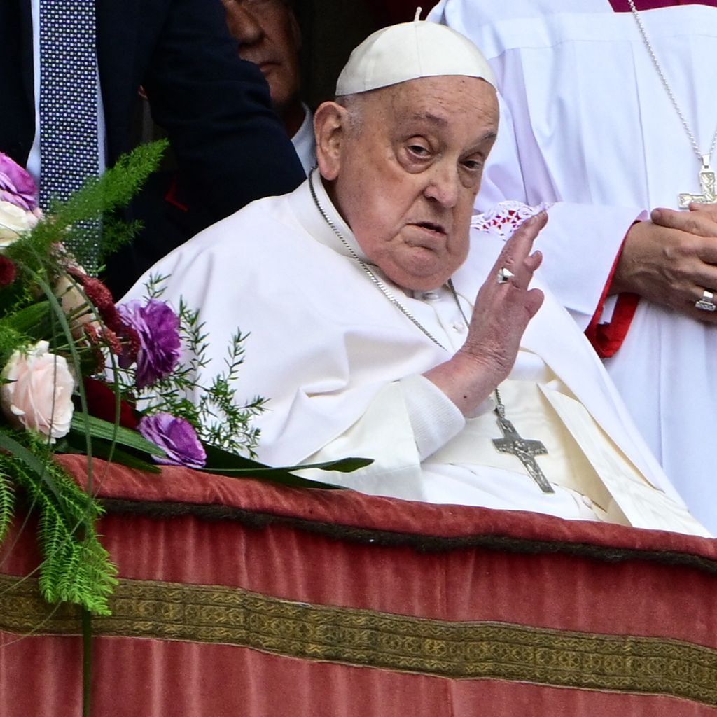 Papst Franziskus I. an Ostersonntag im April 2025