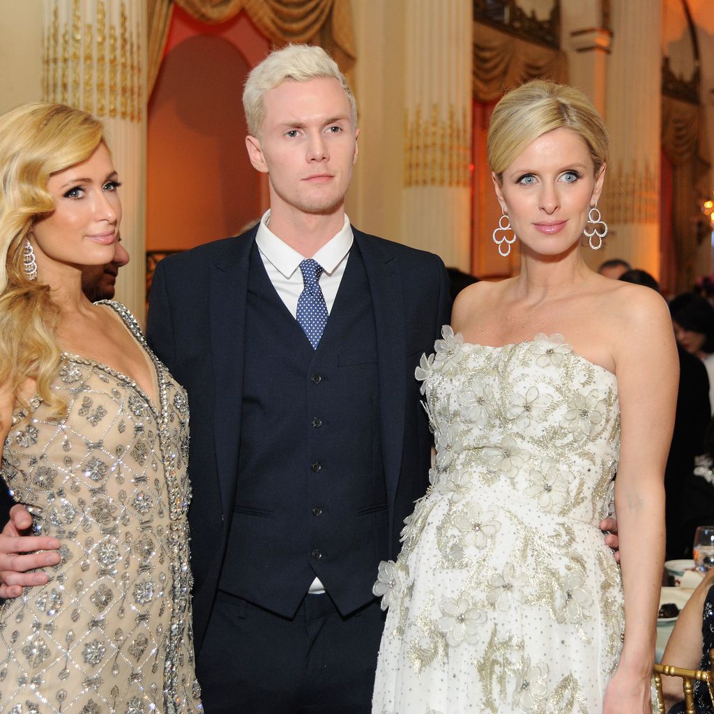 Paris, Barron und Nicky Hilton in New York