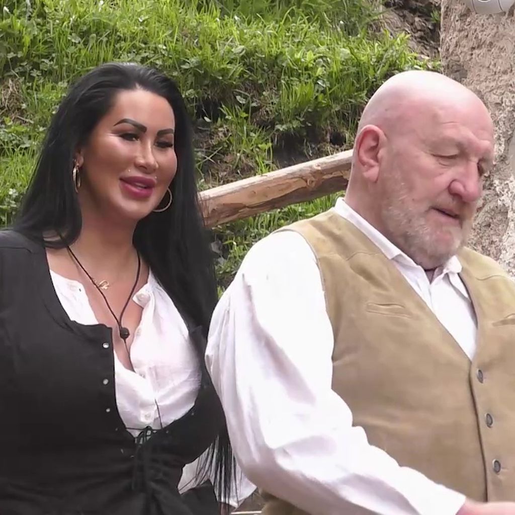 Paris Herms und Eddy Kante bei "Die Alm"