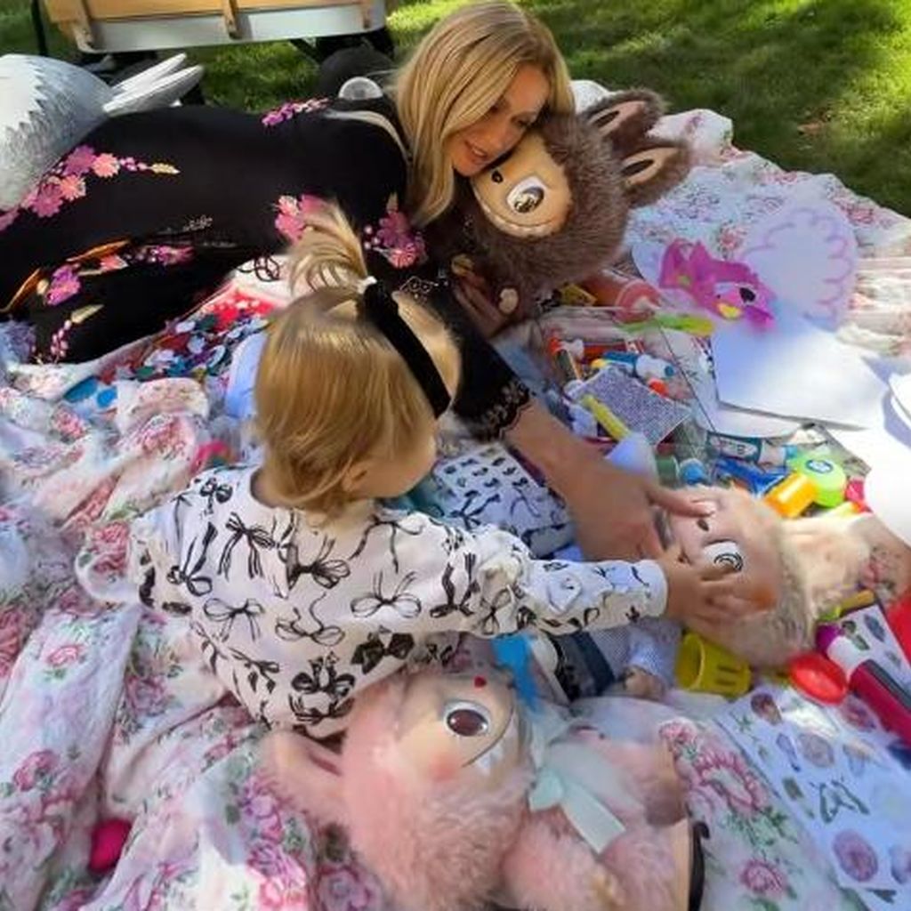 Paris Hilton mit ihrer Tochter London, August 2025