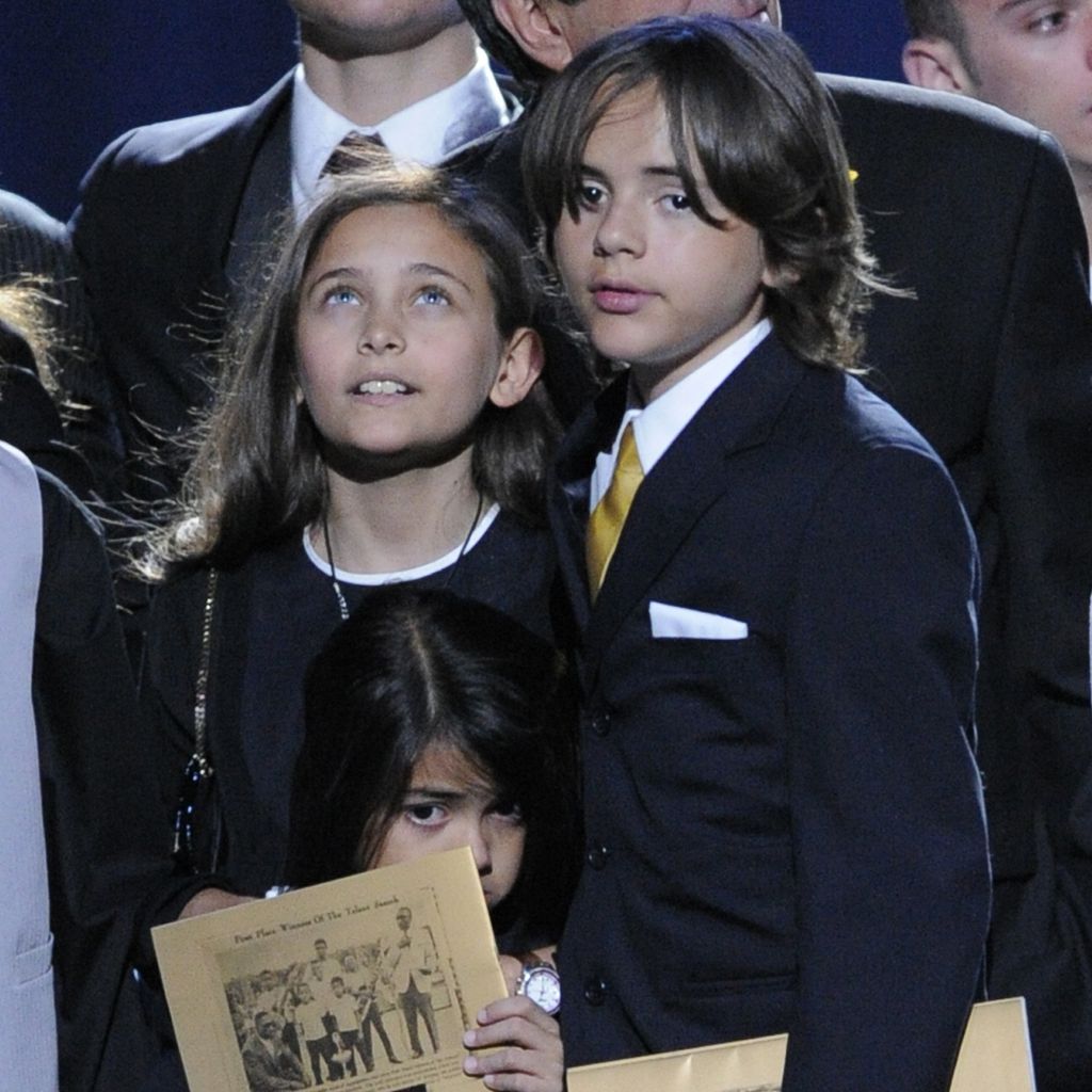 Paris, Prince und Blanket Jackson bei der Trauerfeier von Michael Jackson
