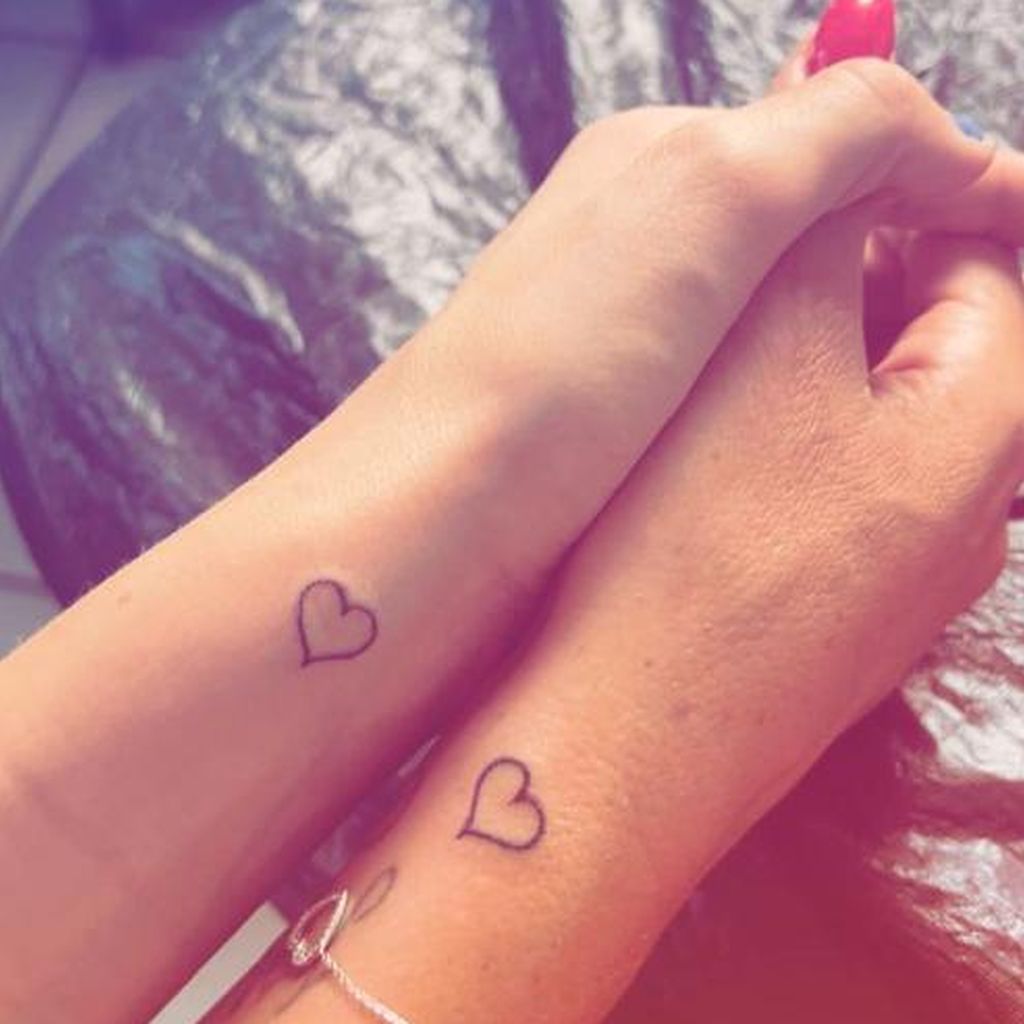 Partnertattoo von Summer Terenzi und Sarah Connor