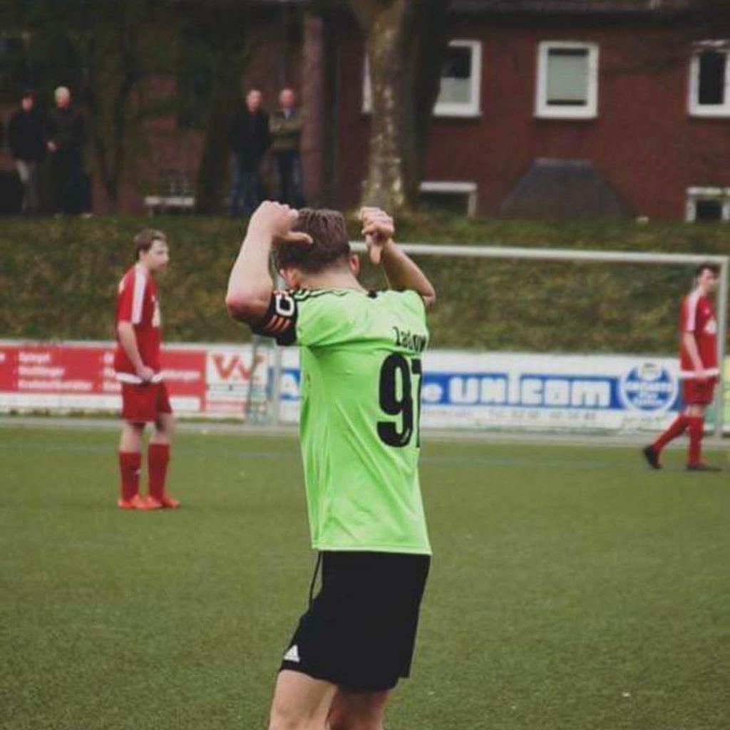 Pascal Zadow bei einem Fußballspiel