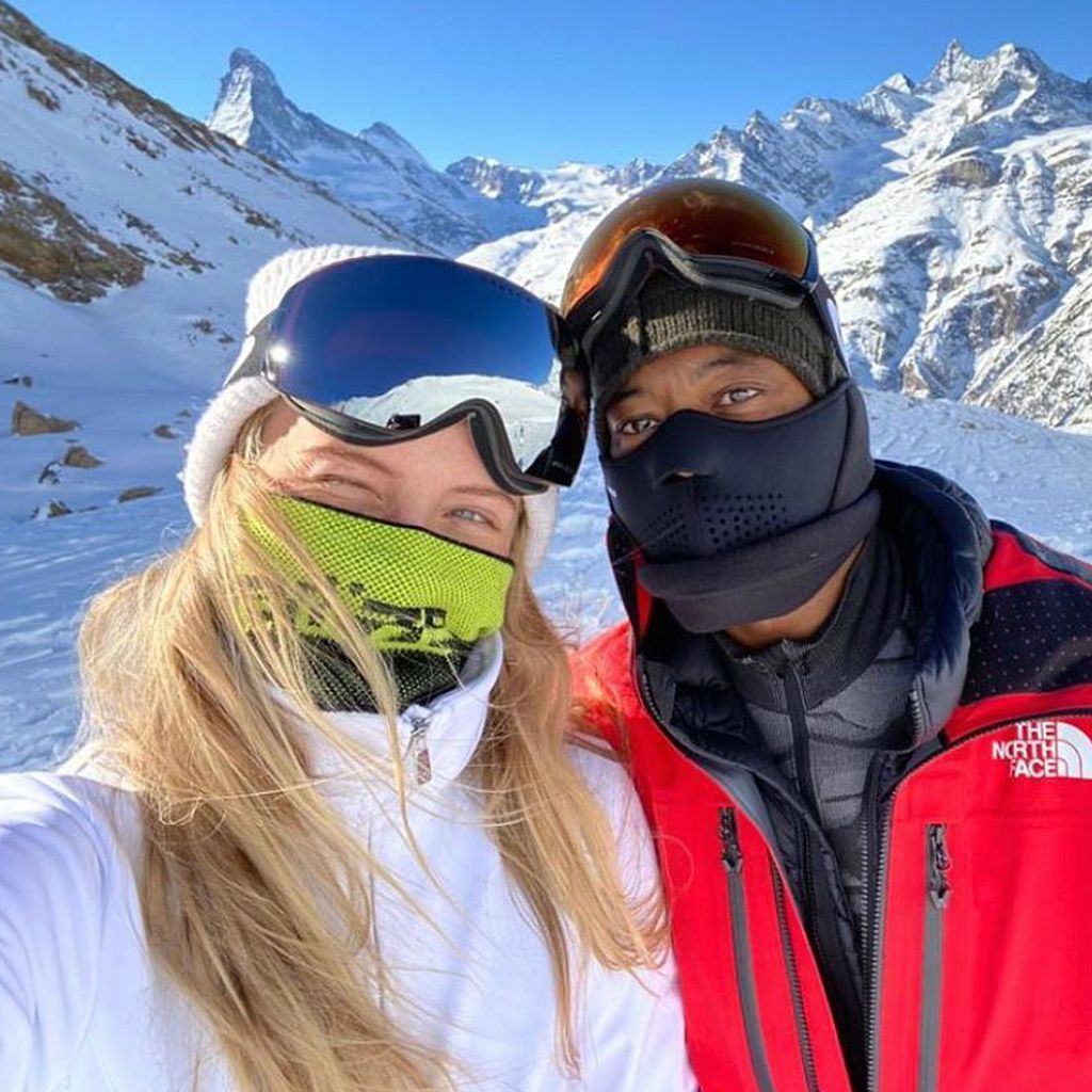 Margaux Alexandra und Patrice Evra