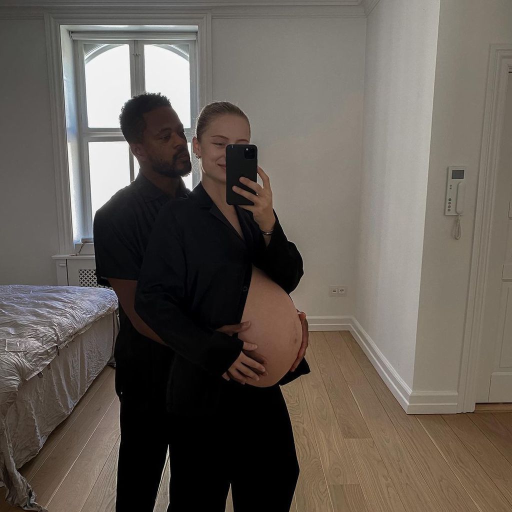 Patrice Evra und seine Verlobte Margaux