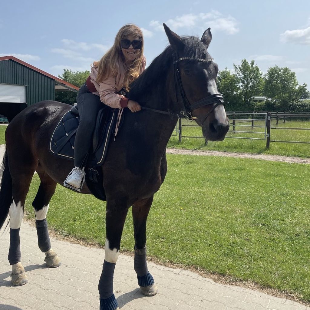 Patricia Blanco mit ihrem Pferd