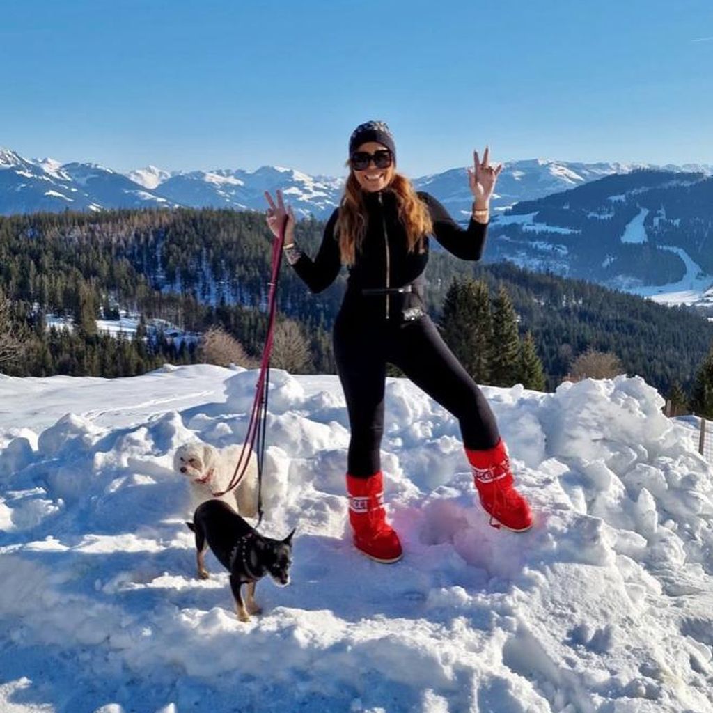 Patricia Blanco mit ihren Hunden