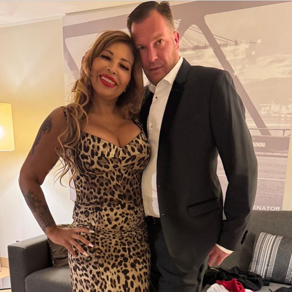 Patricia Blanco mit ihrem Partner Ben, November 2024