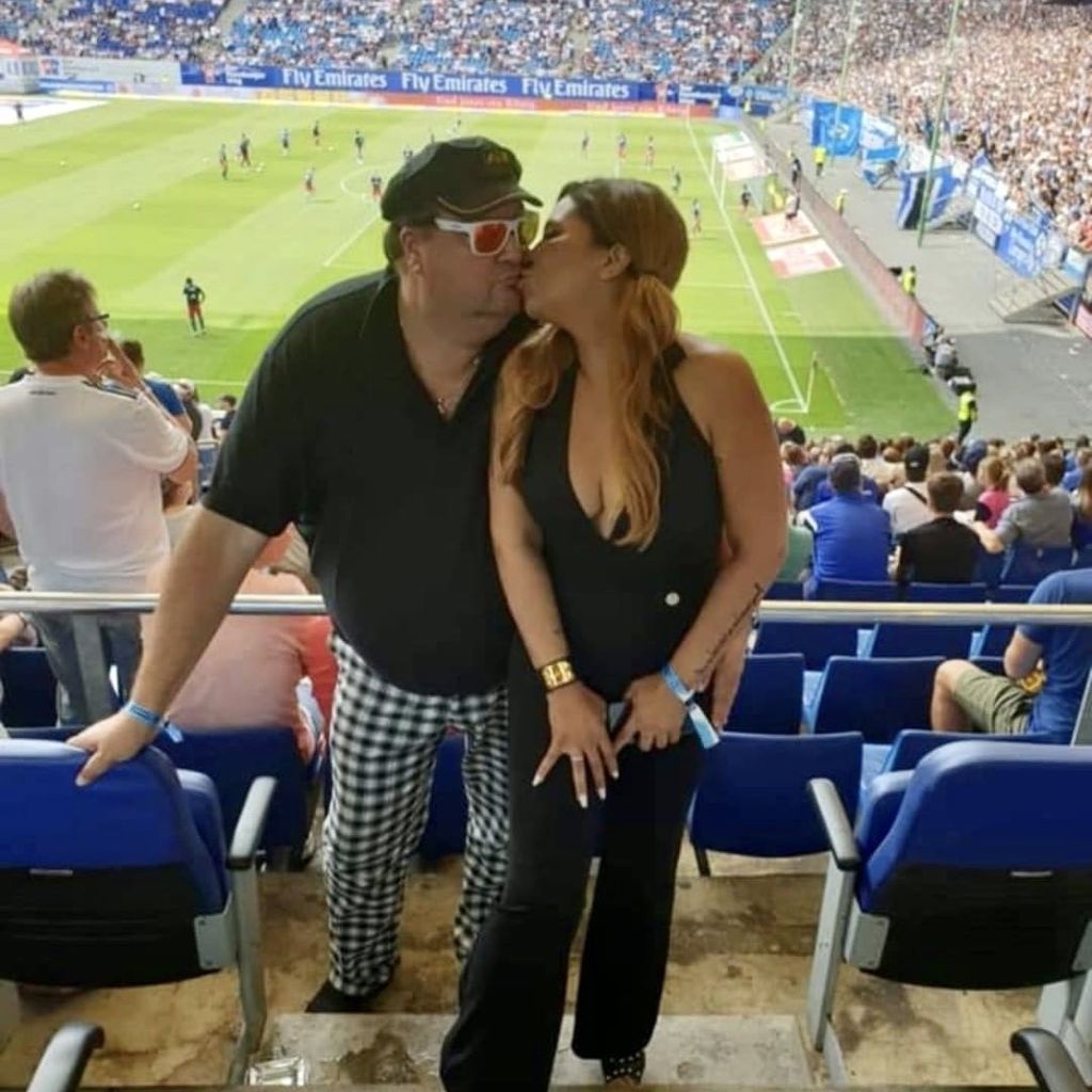 Patricia Blanco und ihr Partner Andreas Ellermann, Mai 2022
