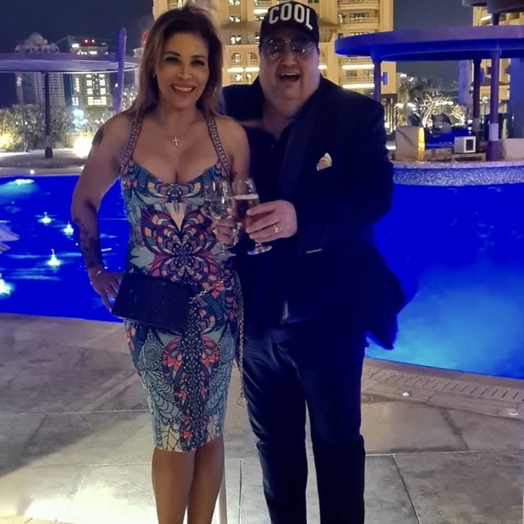 Patricia Blanco und ihr Partner Andreas Ellermann, März 2022