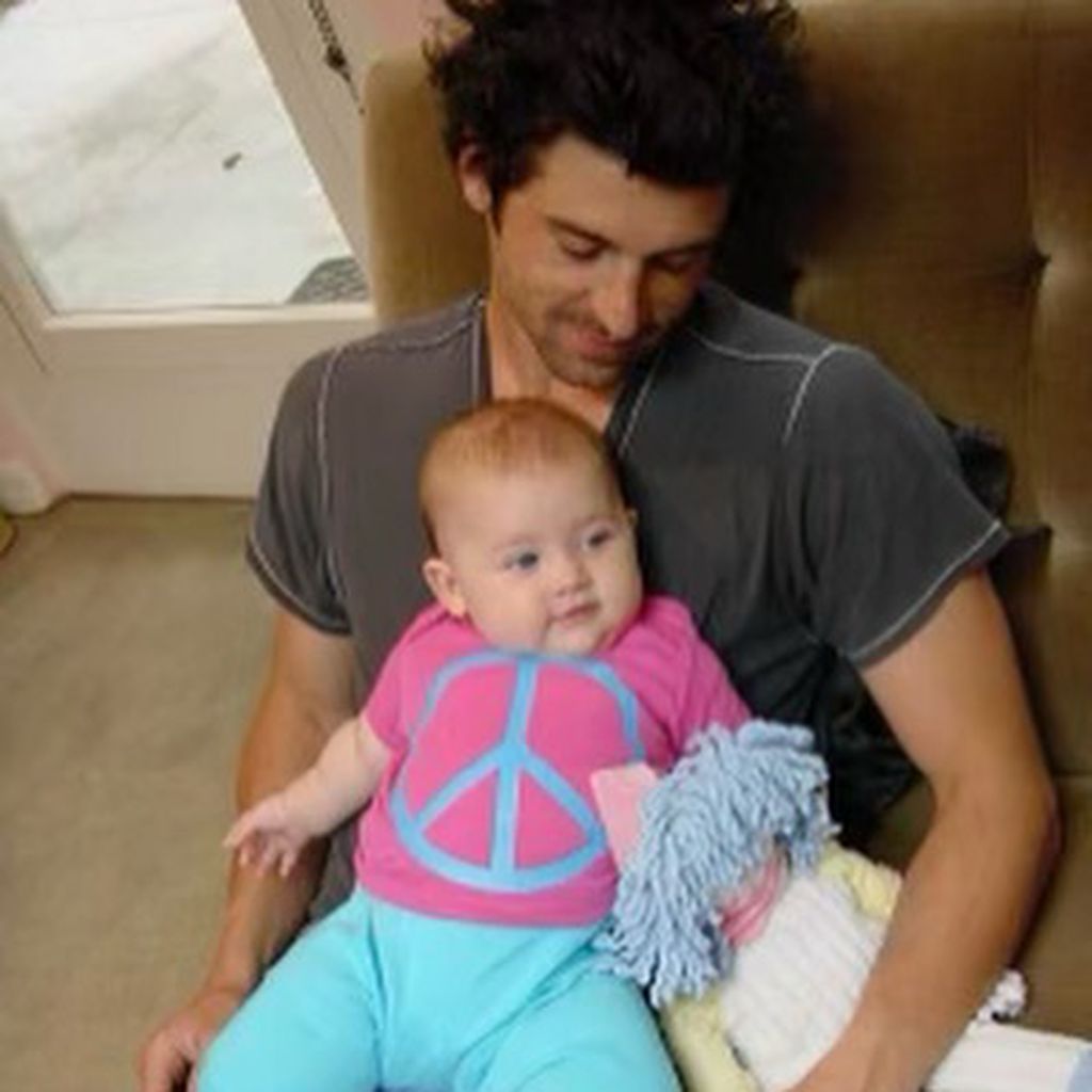 Patrick Dempsey mit seiner Tochter Tallula im Jahr 2002