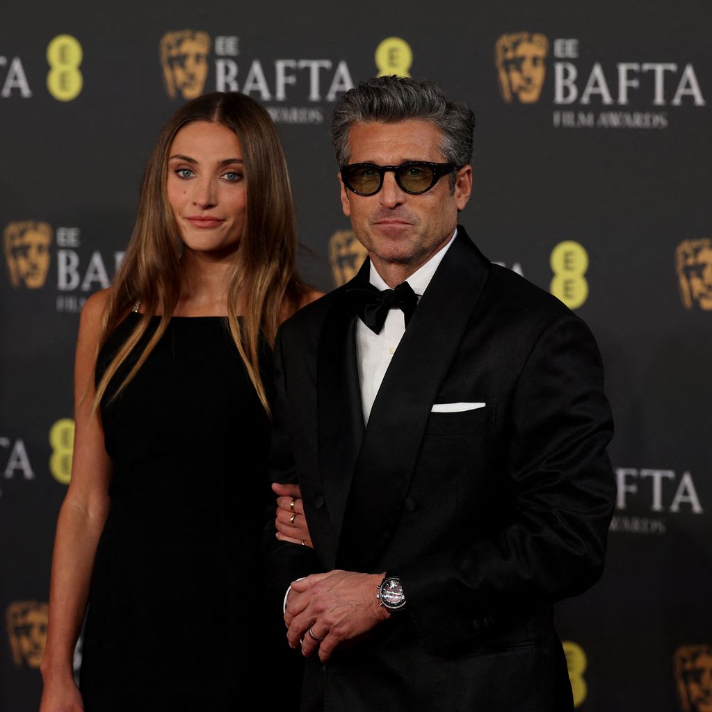 Patrick Dempsey mit seiner Tochter Talula auf dem roten Teppich der BAFTA Awards