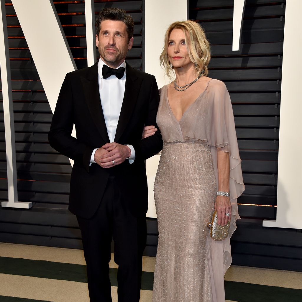 Patrick Dempsey und seine Frau Jillian bei der Oscar-Party in Beverly Hills im Februar 2017