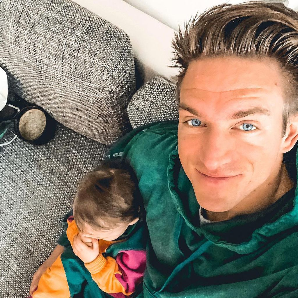 Patrick Fabian mit Tochter Lilly