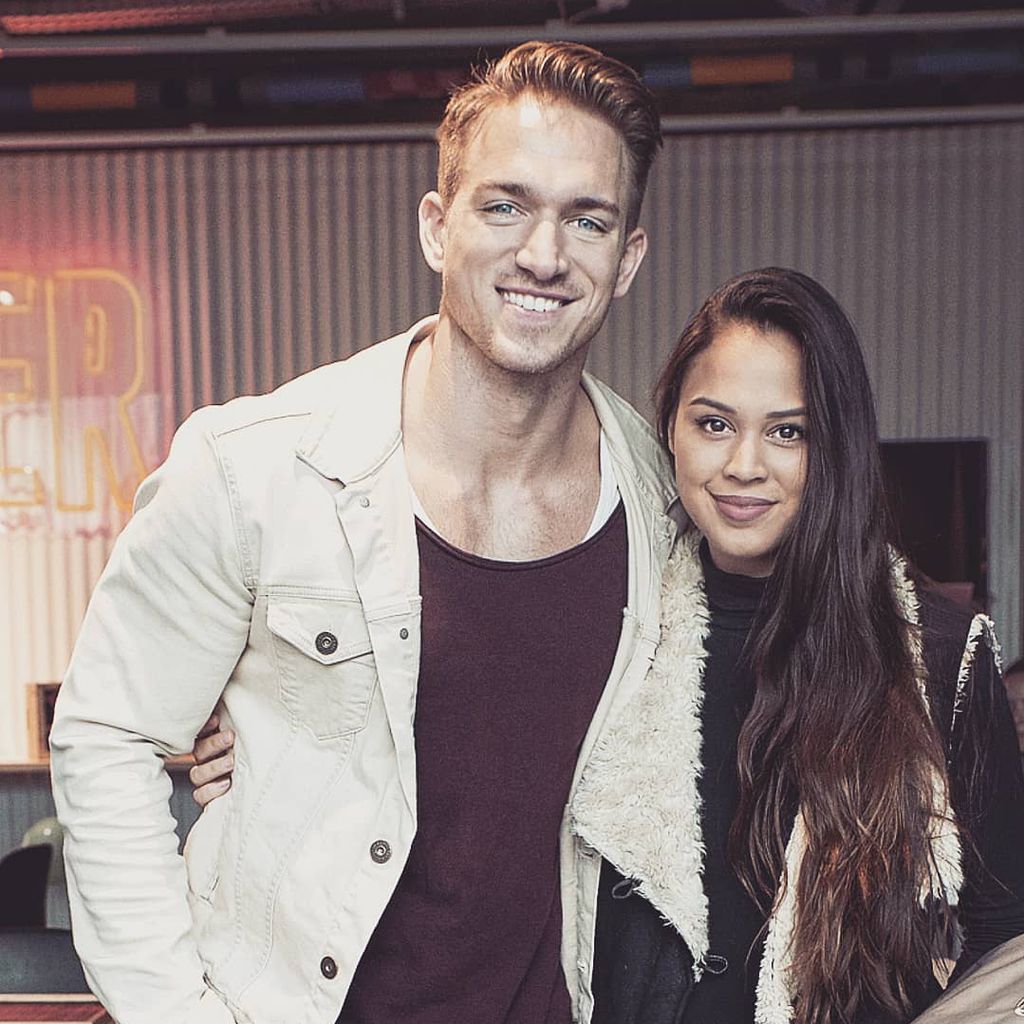 Patrick Fabian und seine Freundin Lea, Oktober 2019