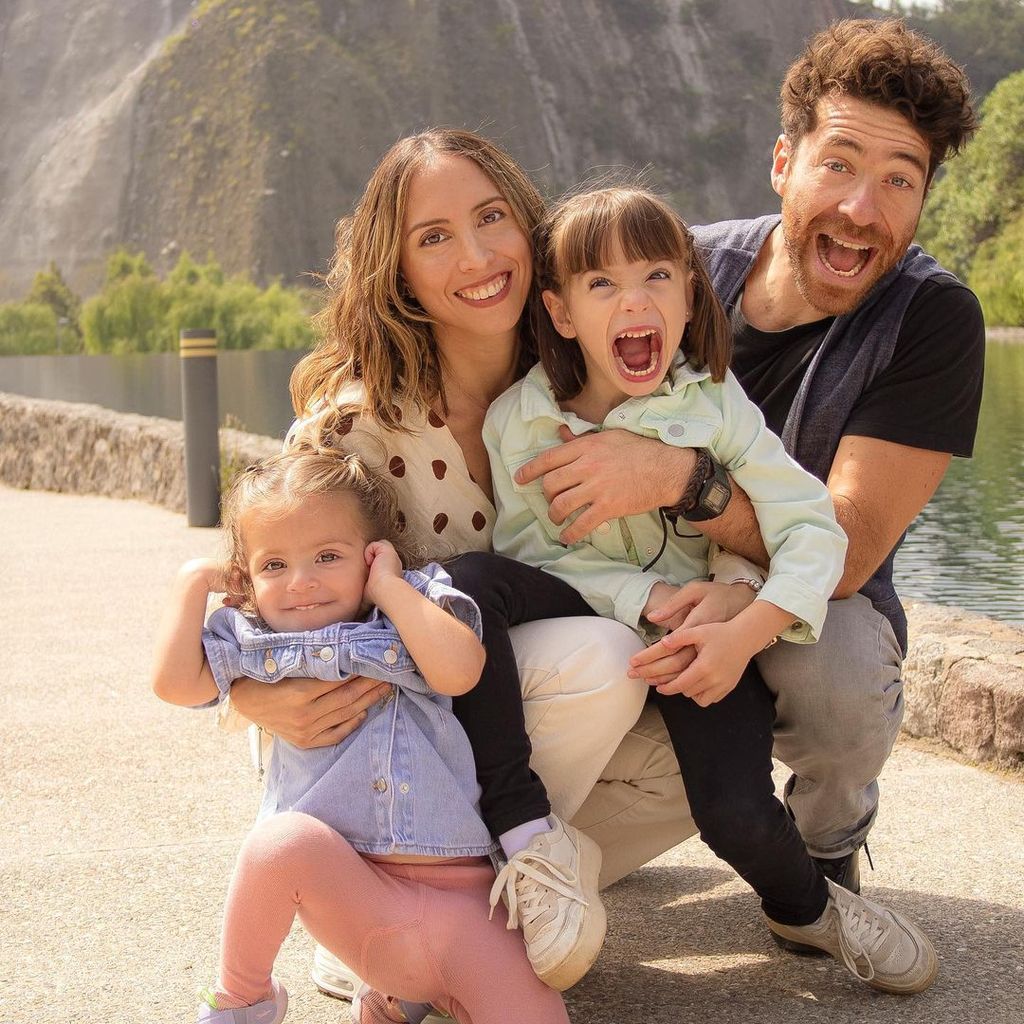 Patrick Fernández mit seiner Familie