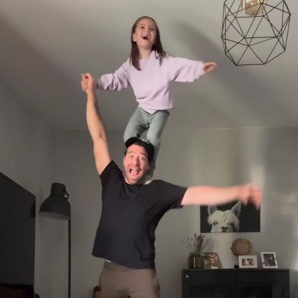 Patrick Fernandez mit Tochter Lía