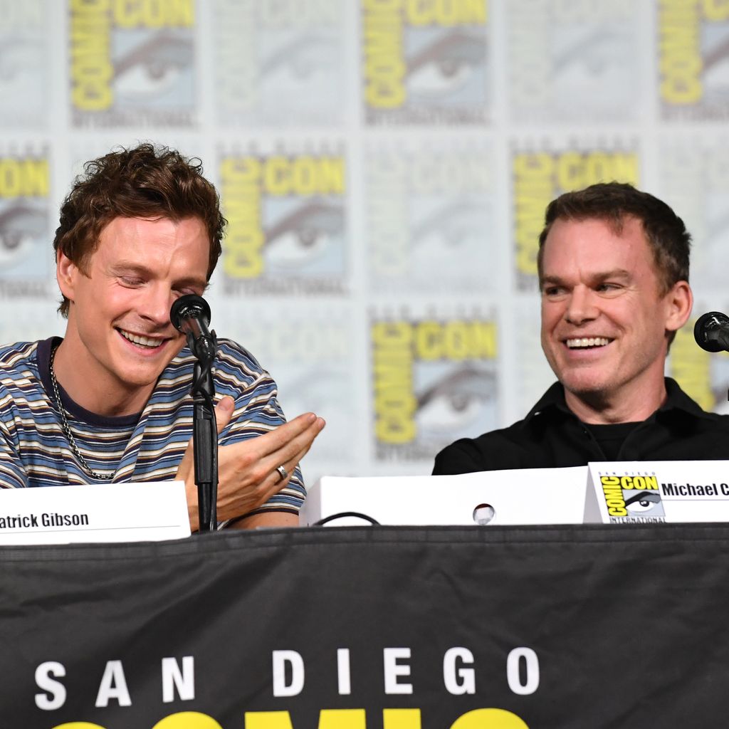 Patrick Gibson und Michael C. Hall, Schauspieler