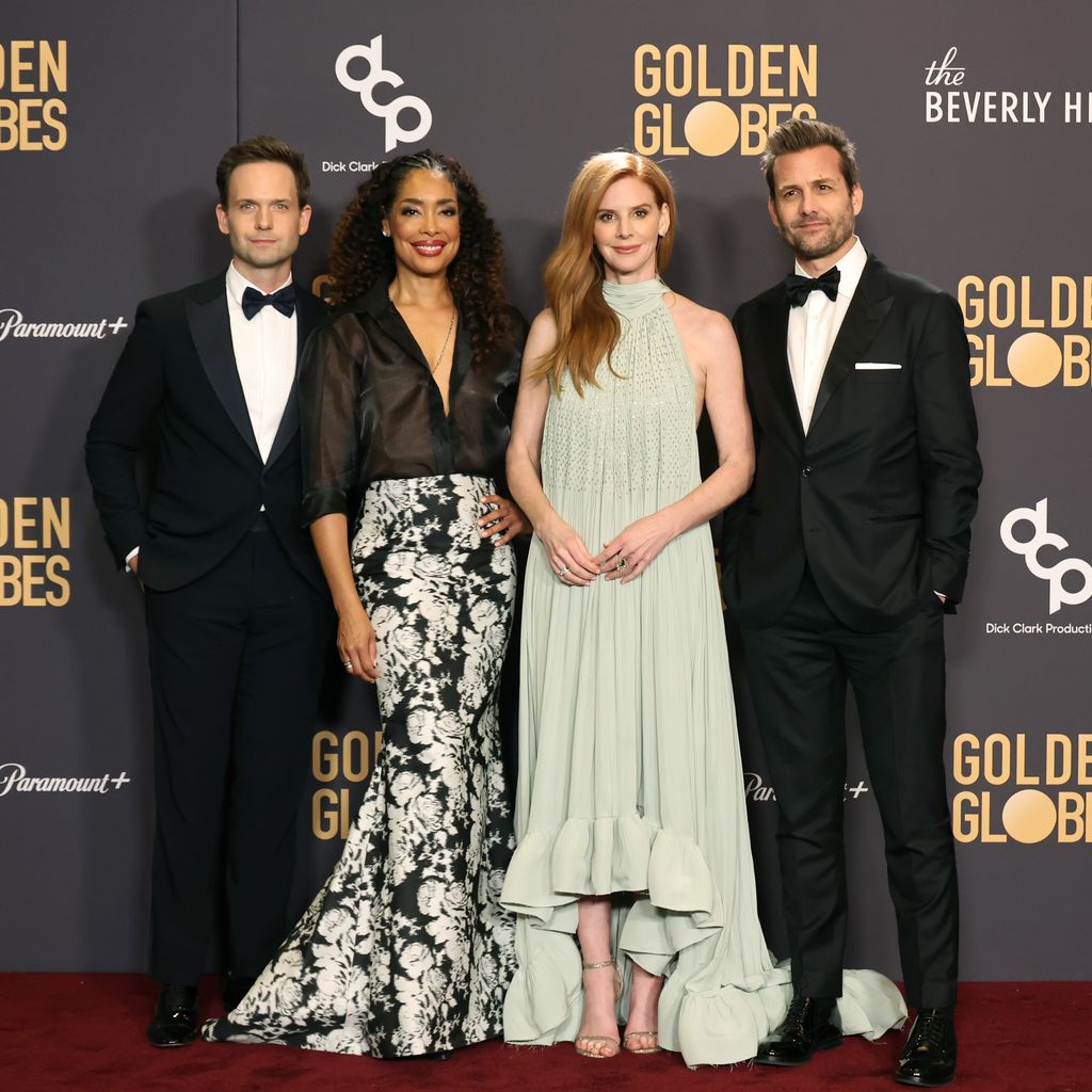 Patrick J. Adams, Gina Torres, Sarah Rafferty und Gabriel Macht, "Suits"-Stars