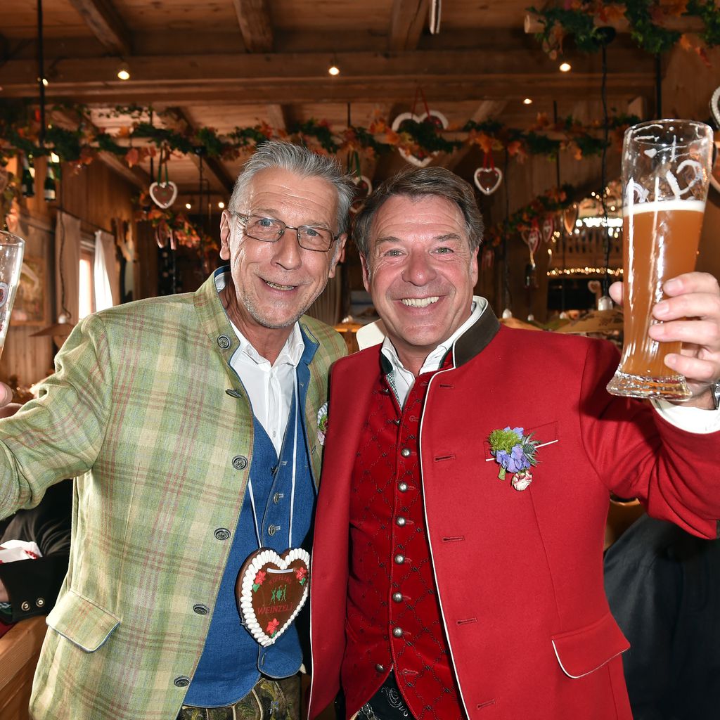 Patrick Lindner und Peter Schäfer auf der Theresienwiese